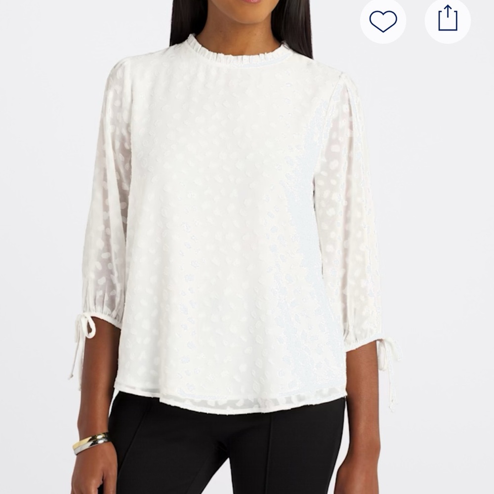 NWT Papermoon Genevieve Elegant White Women's Top